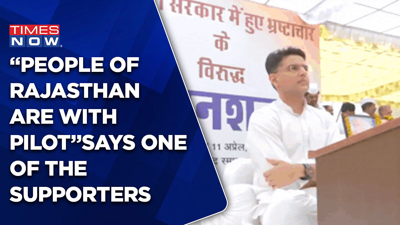 'People Wants Sachin Pilot To Be The CM Of Rajasthan', Says Former ...