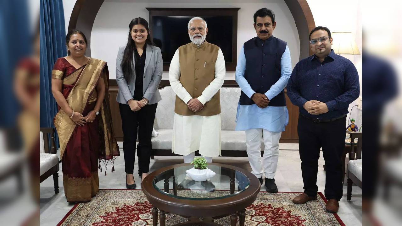 PM Modi with Tanishka