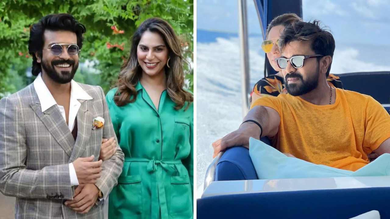 Ram Charan shares a sneak peek into Maldives trip