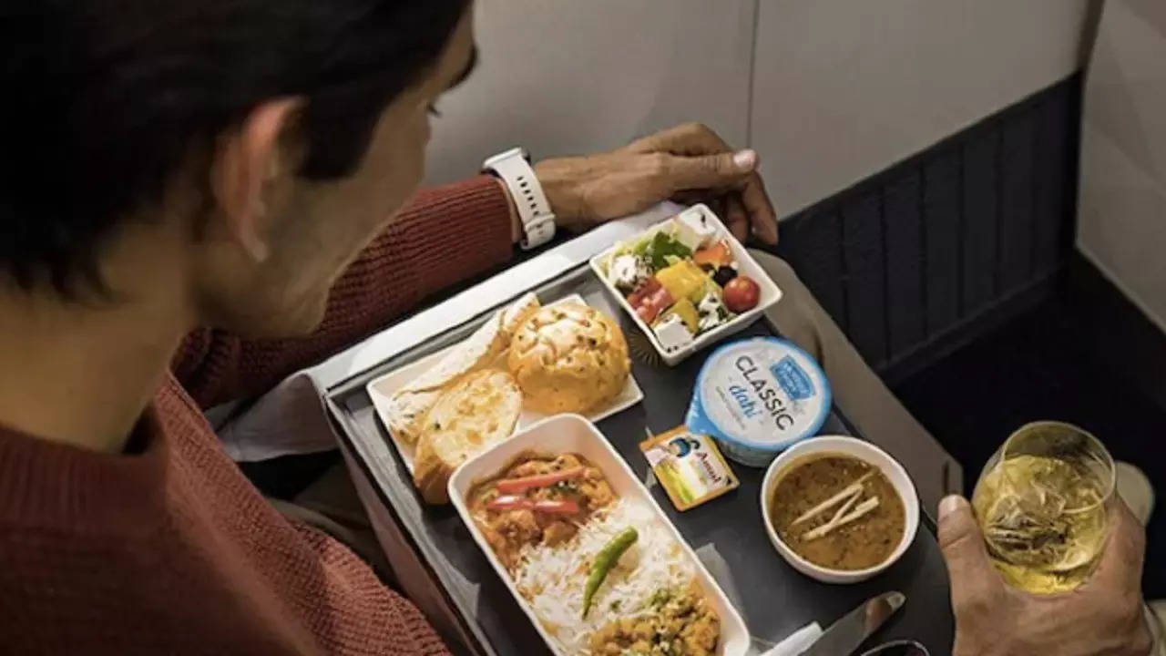 Air India Inflight MEnu