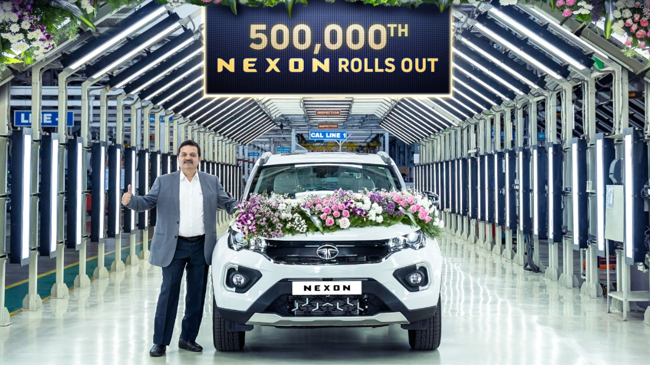 Tata Nexon SUV reaches 5 lakh production milestone