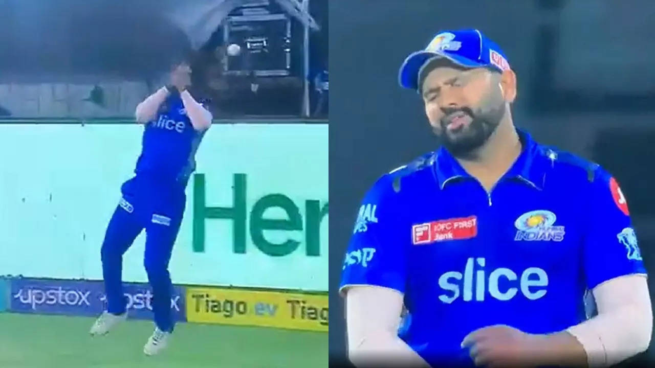 Rohit Sharma reaction after Suryakumar Yadav's dropped catches