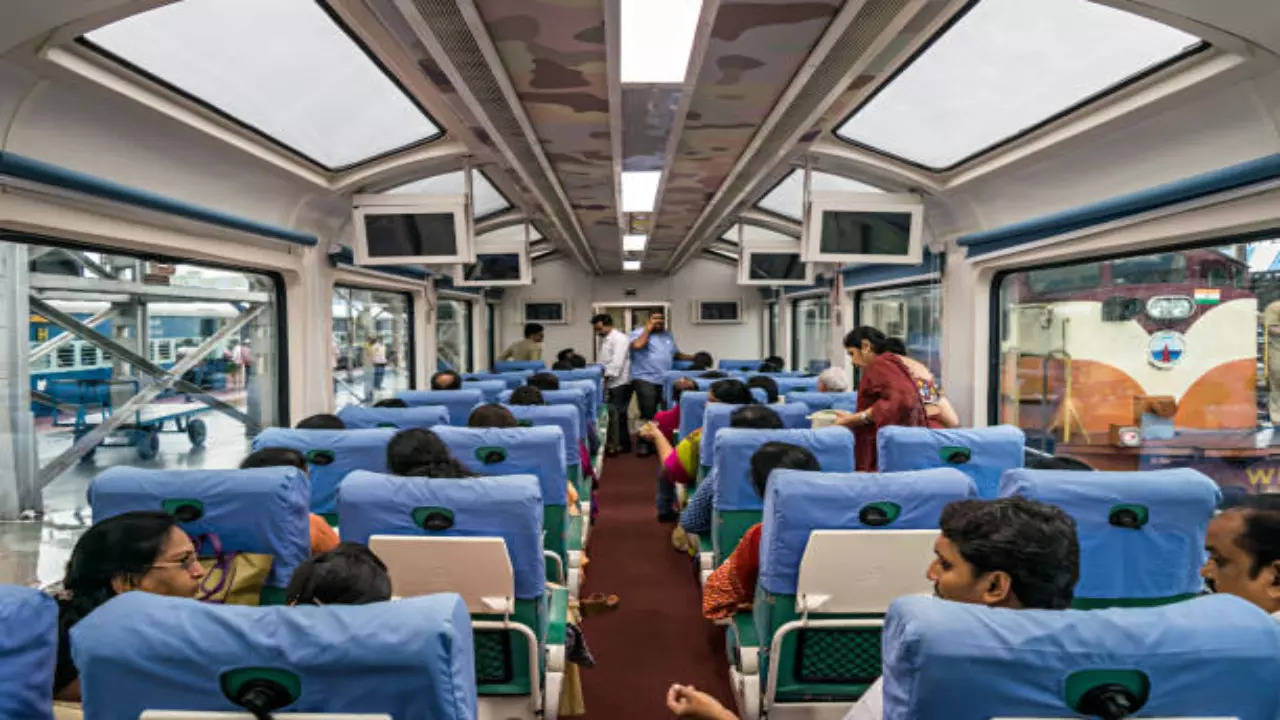 Vistadome coach in Mumbai-Goa Tejas Express