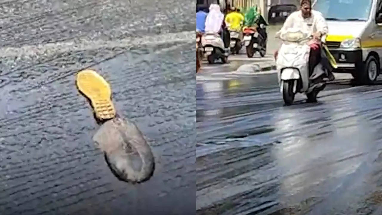 Ahmedabad road melting