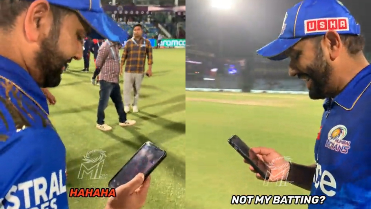 Rohit Sharma video call