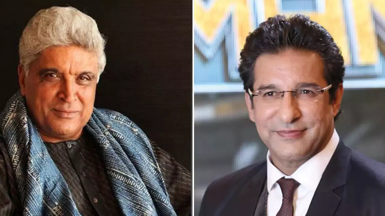 Wasim Akram and Javed Akhtar