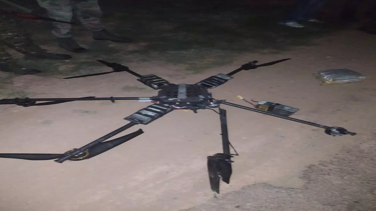 Pakistan Drone shot down in Jammu and Kashmir