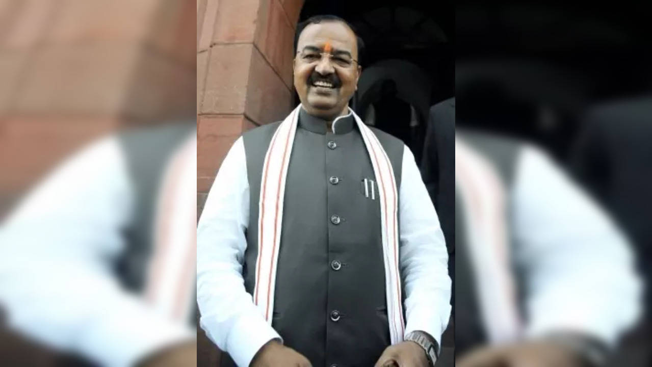 New Delhi: Uttar Pradesh Deputy CM Keshav Prasad Maurya at Parliament during the ongoing budget session, in New Delhi on Monday, Feb. 06, 2023. (Photo: Qamar Sibtain/IANS)