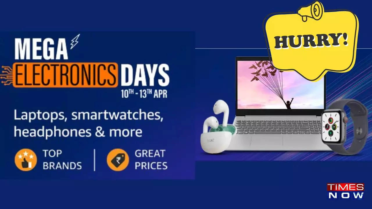 Head over to Amazon.in now to take advantage of the last day of 'Mega Electronics Days' sale