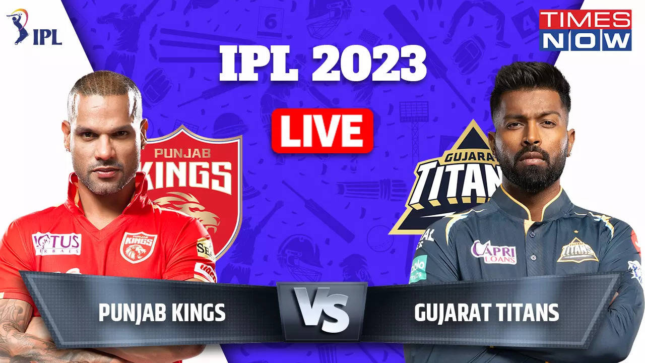 PBKS vs GT, TATA IPL 2023 Live Score, Punjab Kings vs Gujarat Titans Live Cricket Score Online on Star Sports 1 Hindi-English, Hotstar, Jio Cinema IPL Live Streaming Today Match Cricket