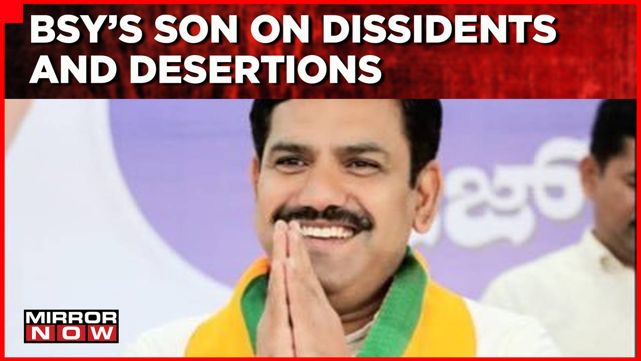 B.S.Yediyurappa's Son Vijayendra Speaks To Mirror Now Exclusively ...