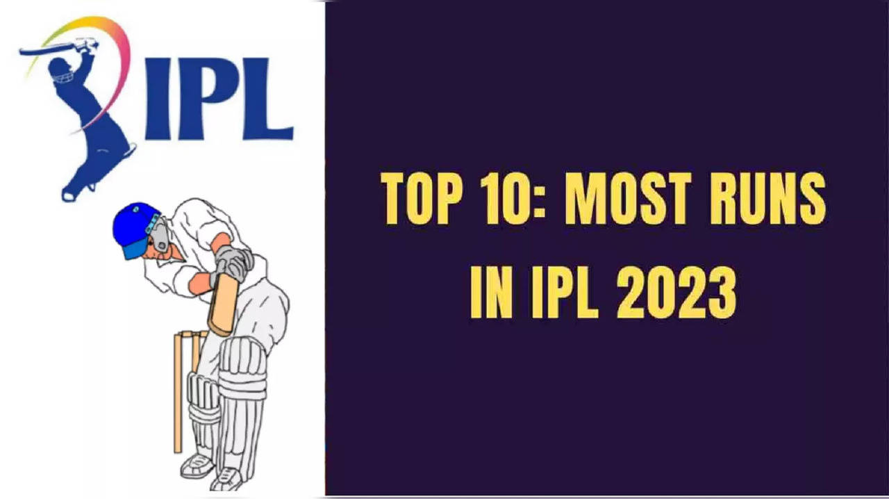 Most Runs In IPL 2023 Orange Cap List. Most Runs by batsman in Indian