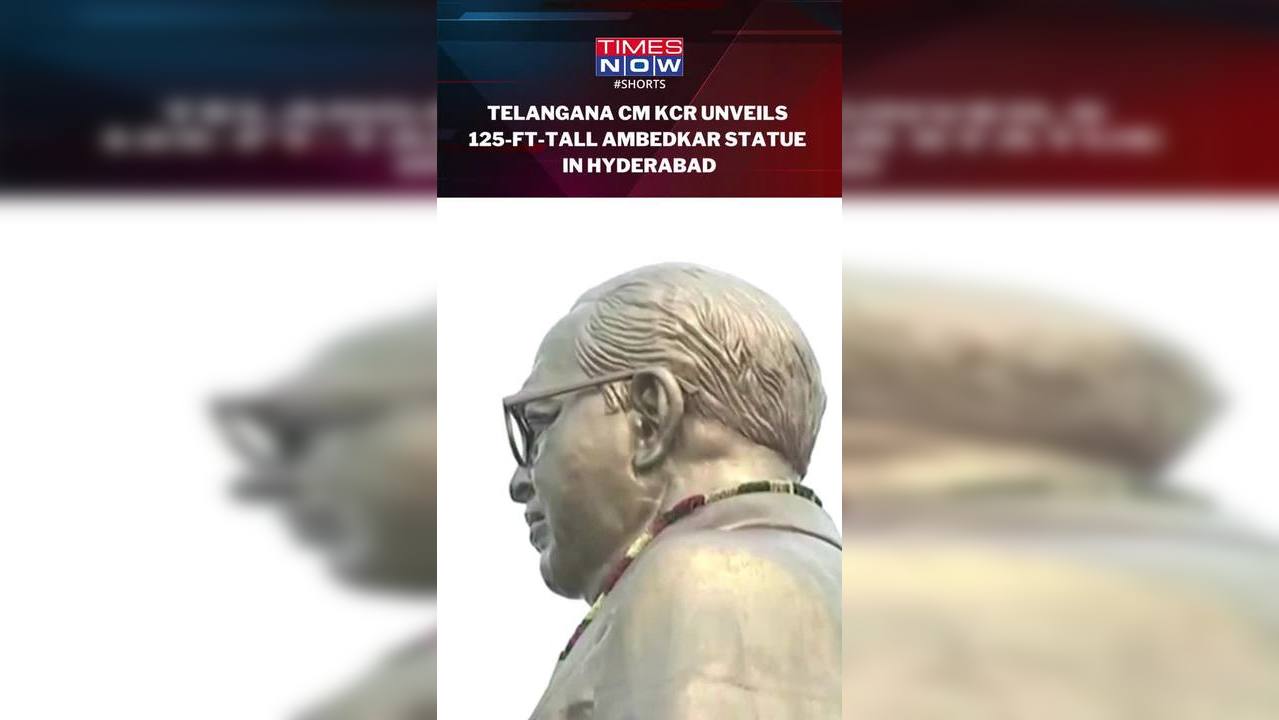 Indias Tallest Ambedkar Statue Telangana Cm Kcr Unveils 125 Ft Tall Statue In Hyderabad 0230