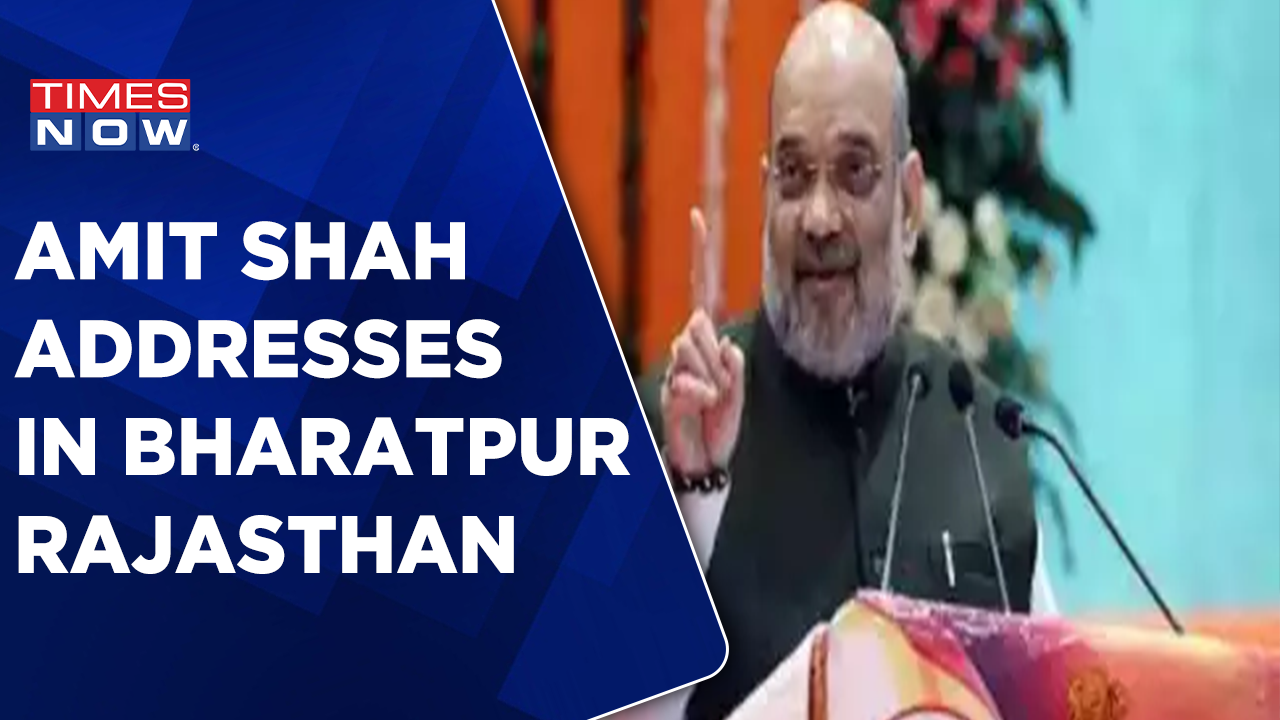 Home Minister Amit Shah Addresses In Poll-Bound State Rajasthan ...