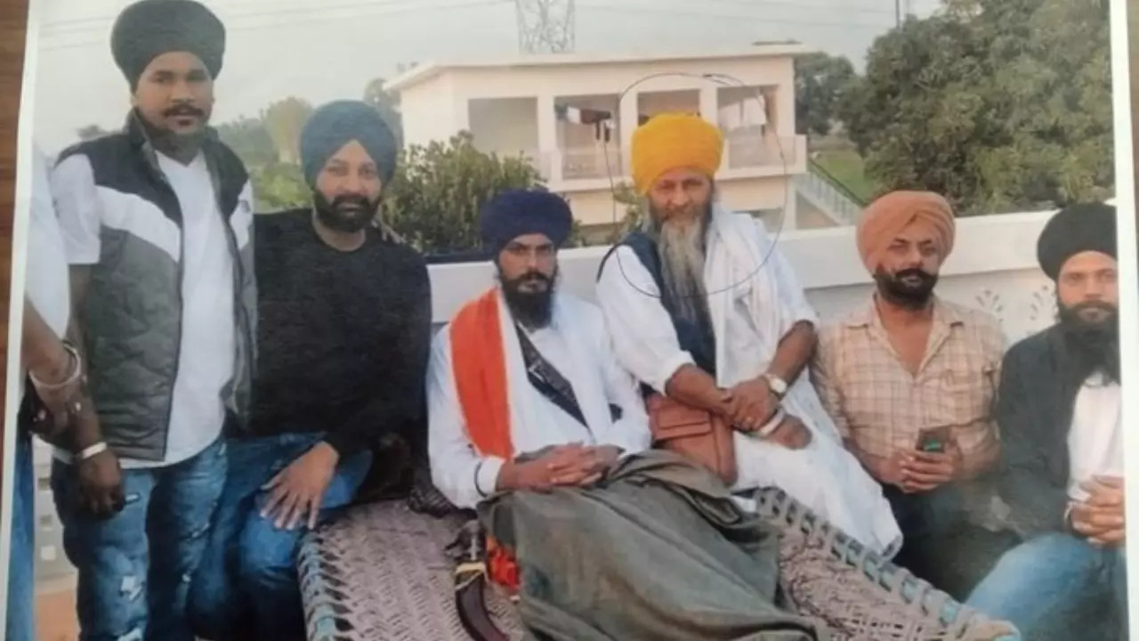 Amritpal Singh with his close aides