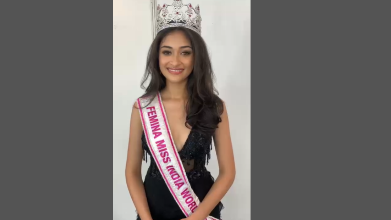 Meet Nandini Gupta The Stunning Winner of Femina Miss India World 2023