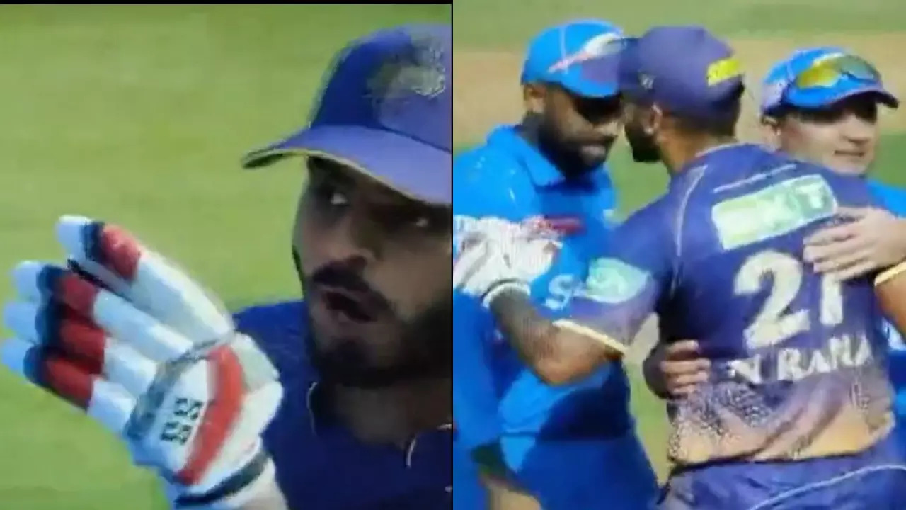 IPL 2023 - KKR Skipper Nitish Rana Gets Into Heated Altercation, Hurls ...