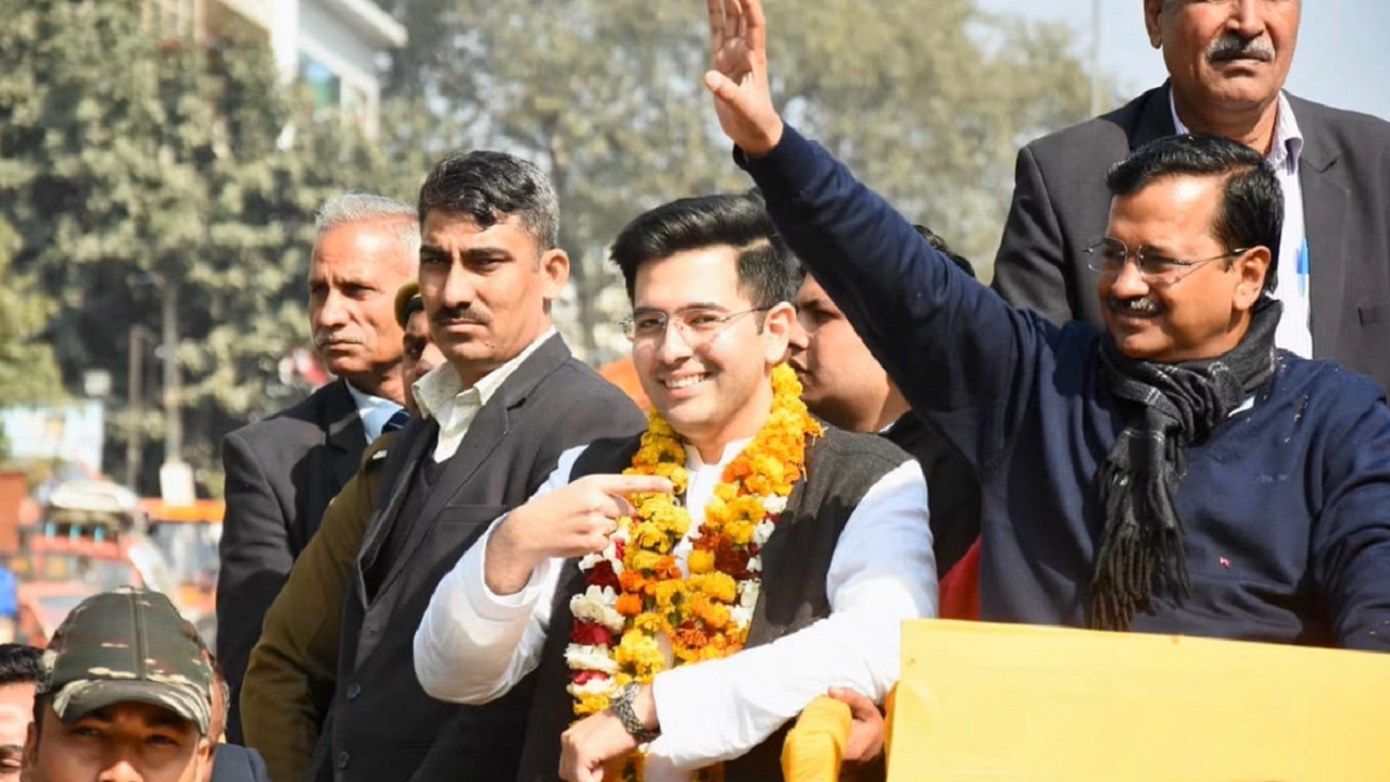 Raghav Chadha Calls Arvind Kejriwal 'Lord Krishna'