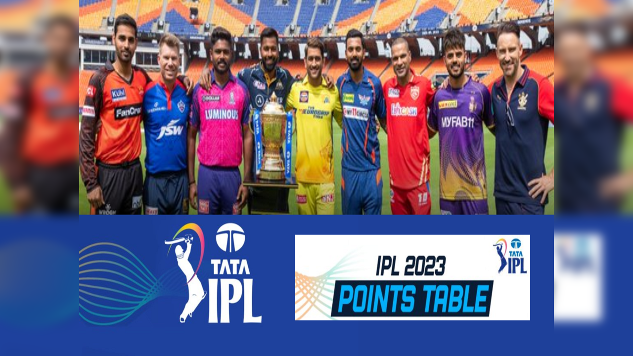 IPL 2023 Points Table teams standings Which position is your favourite team on currently watch full details