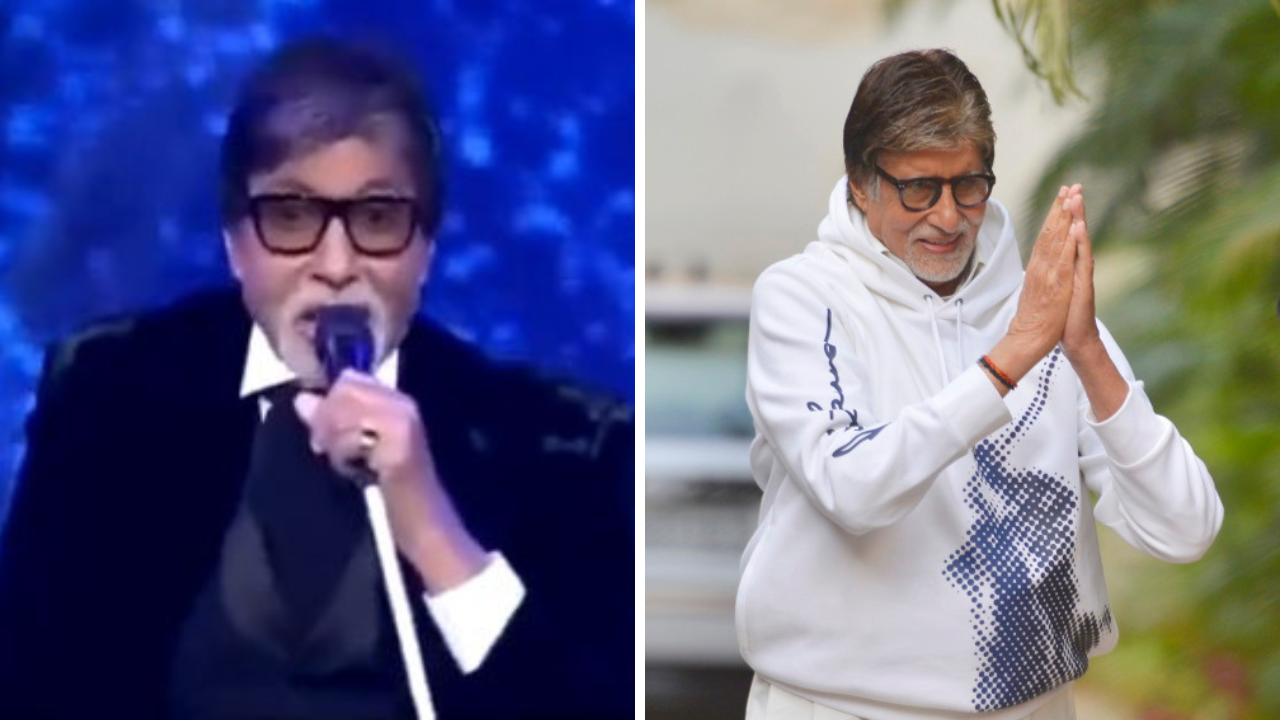 Amitabh Bachchan's Live Performance At An Award Show Is Breaking The Internet. Fans Say 'Bathroom Singer...Really?