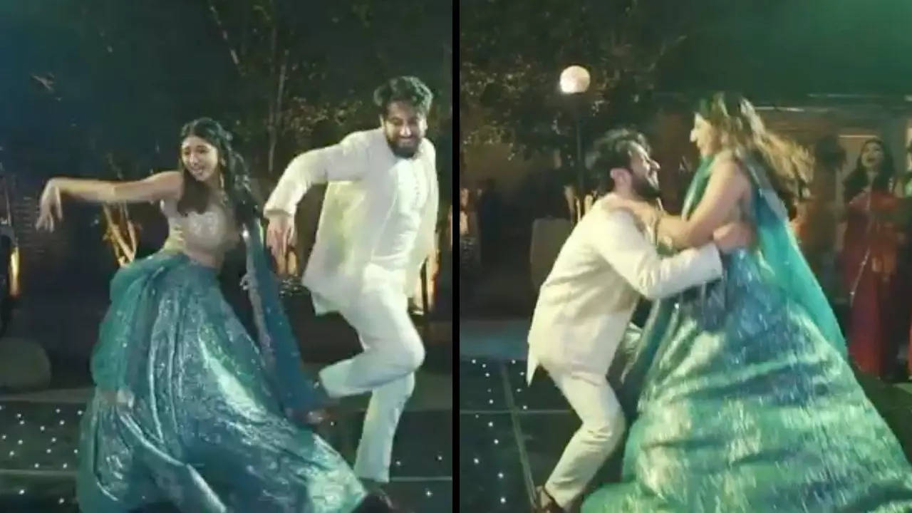 Gaurav Thukral and Ananya Walia's viral 'Rokafied' dance performance has inspired couples to recreate the 'Rangi Saari' spectacle at their weddings | Screenshot courtesy of @weddingz.in/Instagram