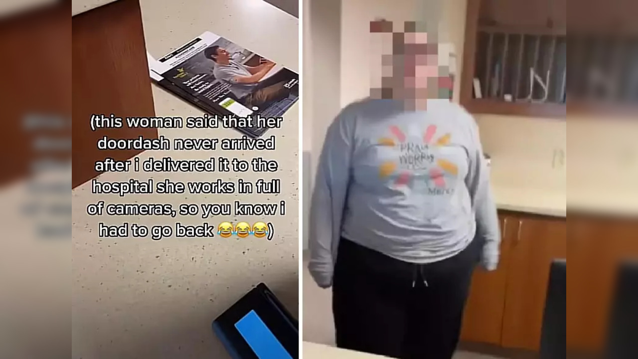 ​Delivery Driver Confronts Woman