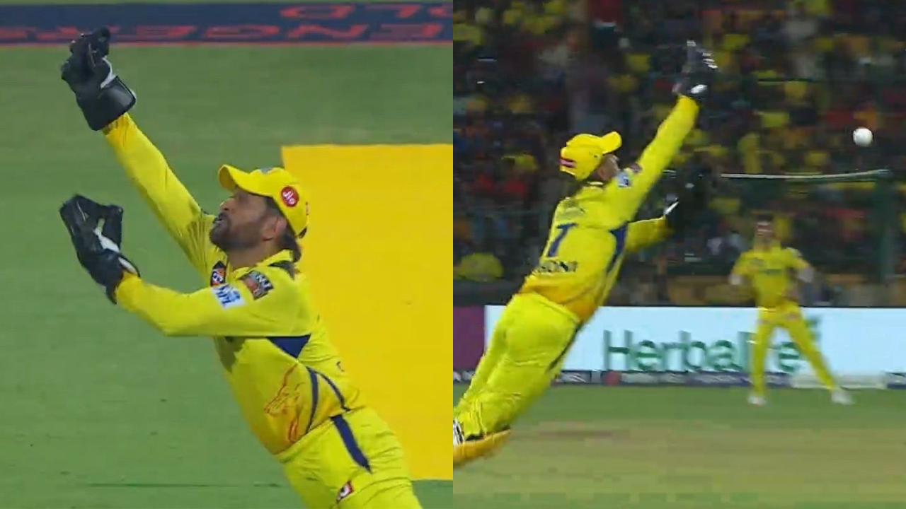 MS Dhoni catch drop