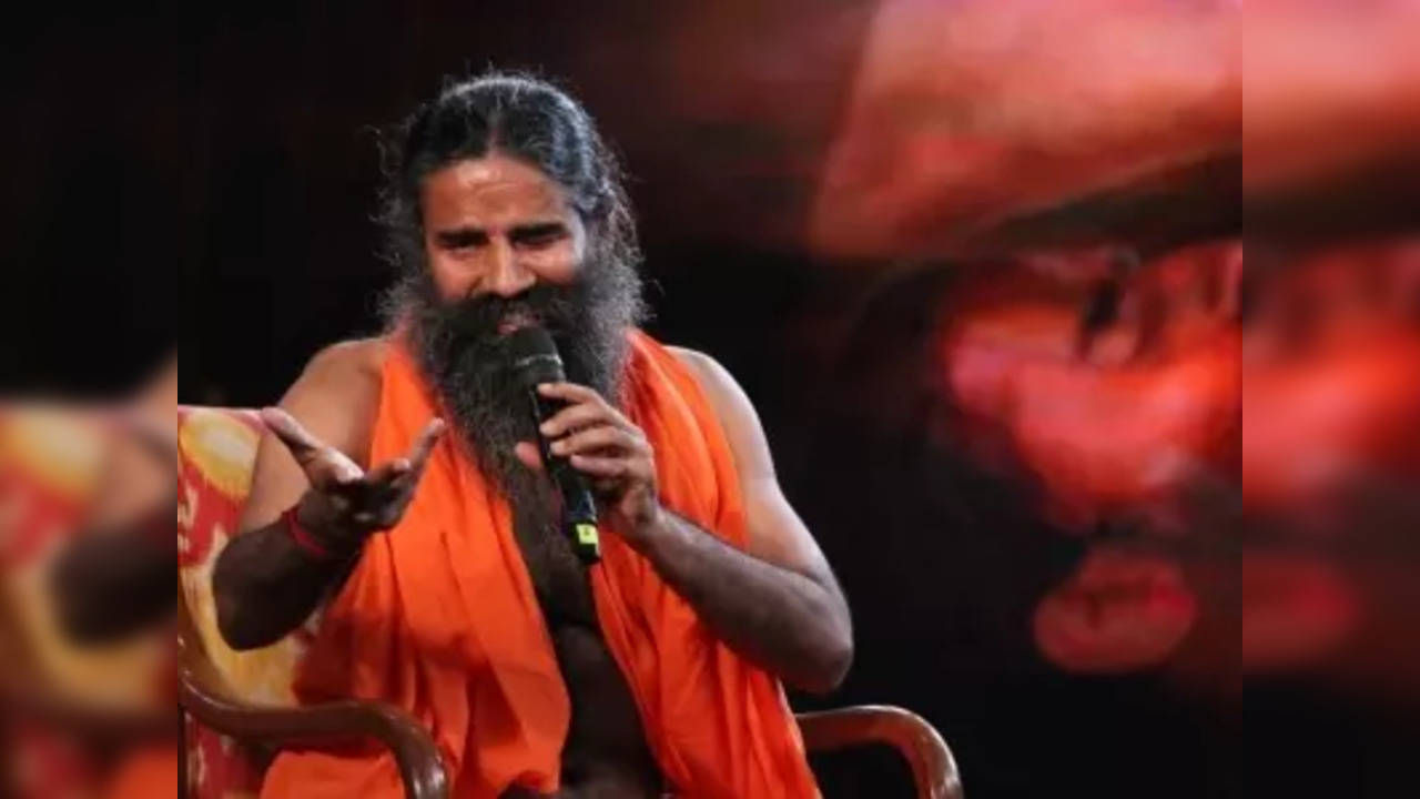 New Delhi: Yoga Guru Baba Ramdev addresses during 'NDTV Yuva 2018', in New Delhi on Sept 16, 2018. (Photo: Amlan Paliwal/IANS)