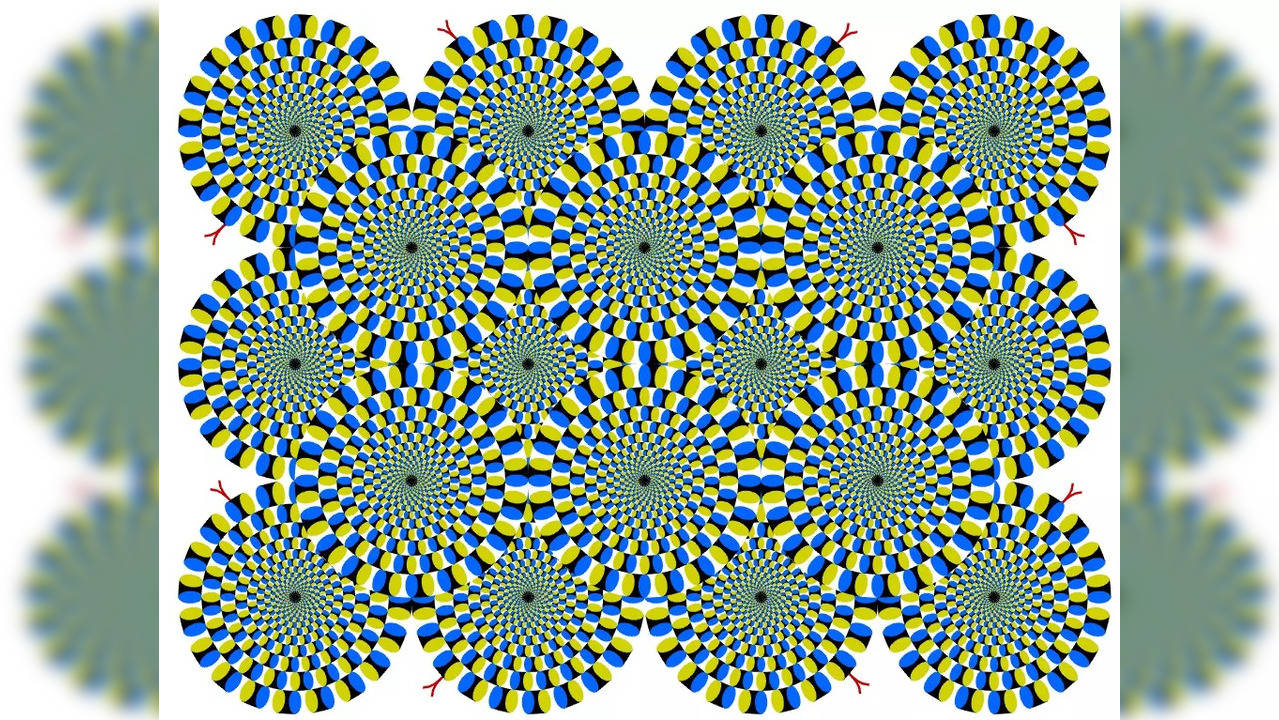 Rotating Snake Optical Illusion