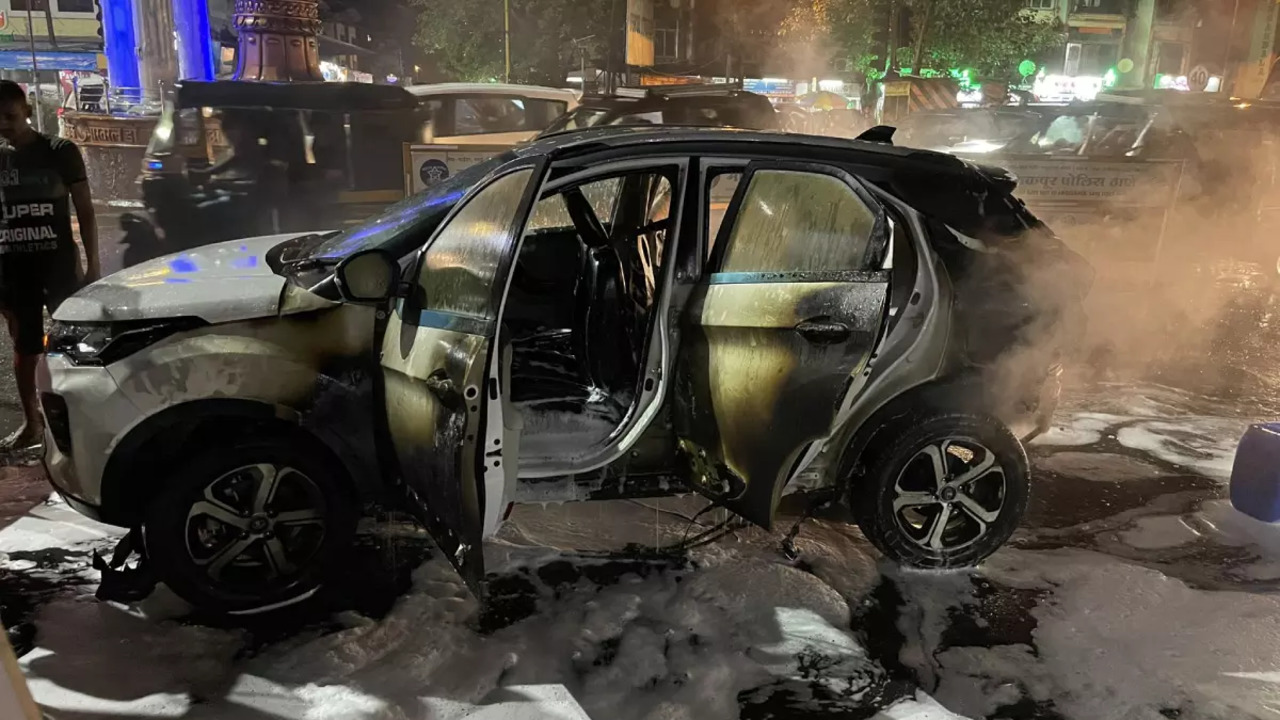 Latest Tata Nexon EV Fire Incident took place in Pune.