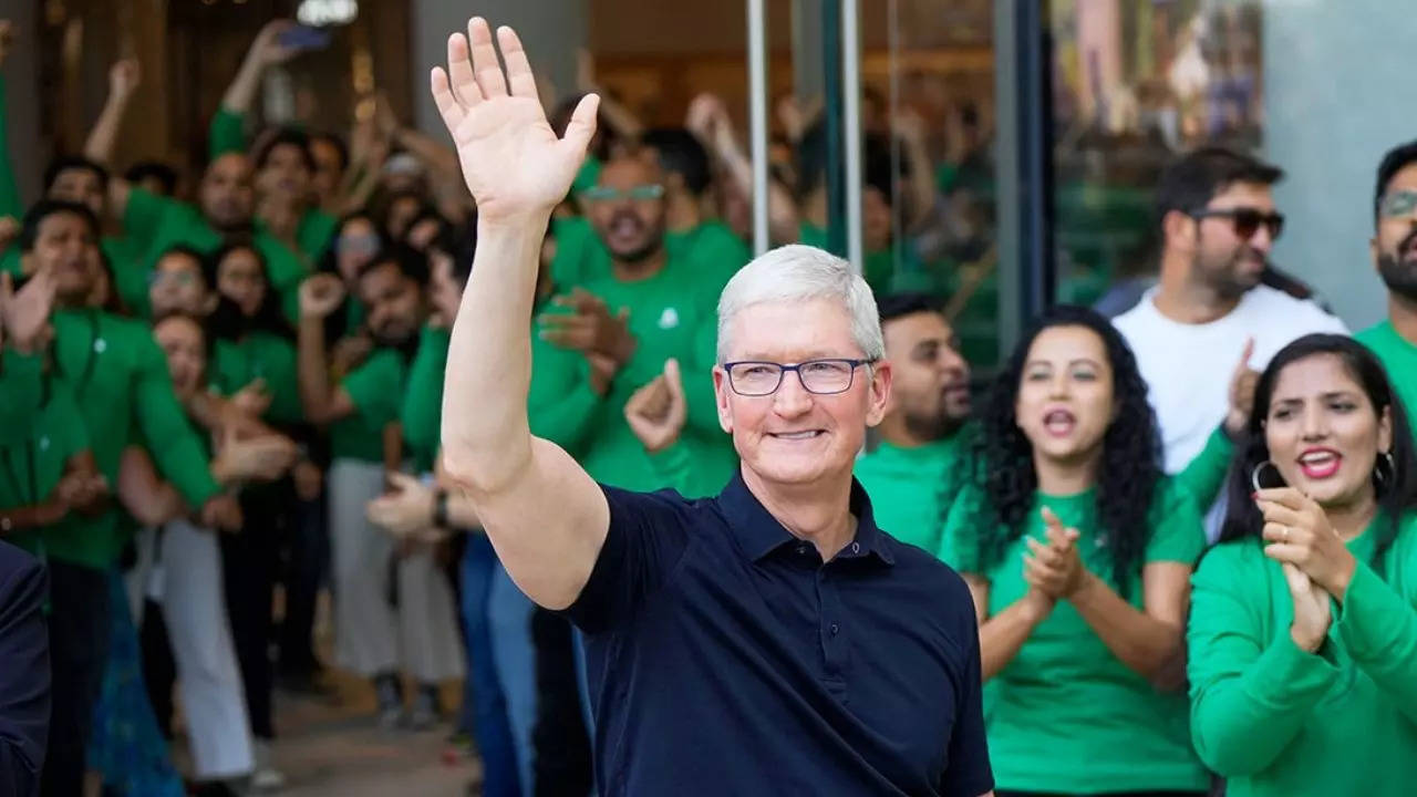 Apple CEO Tim Cook in India