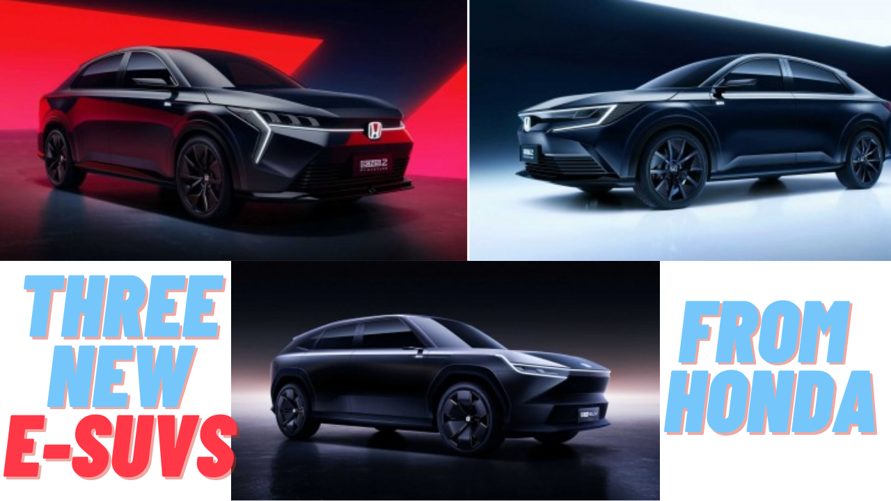 Honda Introduces Three New e-SUVs At Auto Shanghai Slated for Launch Next Year