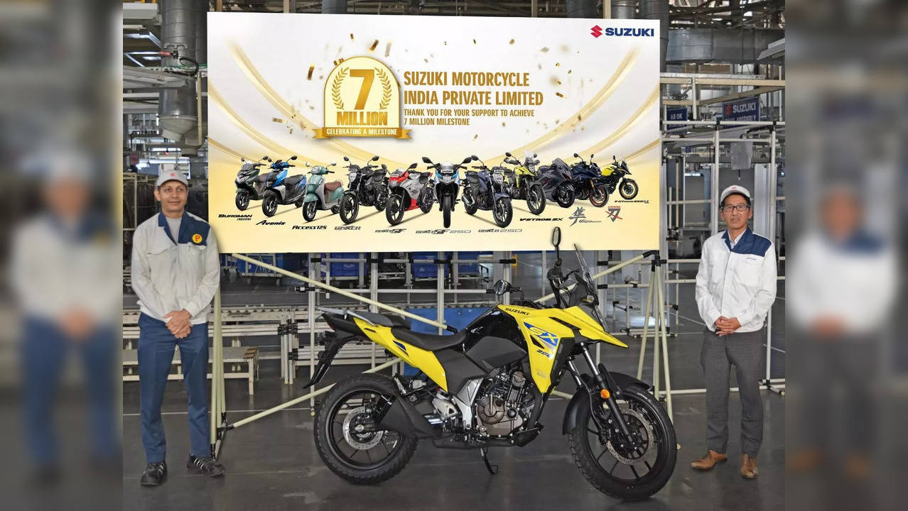 Suzuki Motorcycle India hits 7 million production milestone.