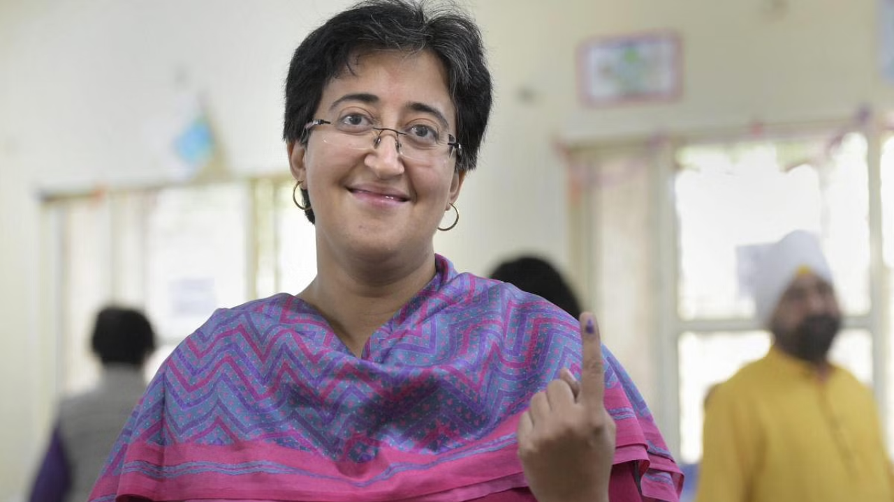 Delhi Education Minister Atishi Marlena