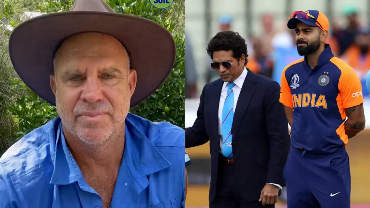 Matthew Hayden Virat Kohli Sachin Tendulkar.