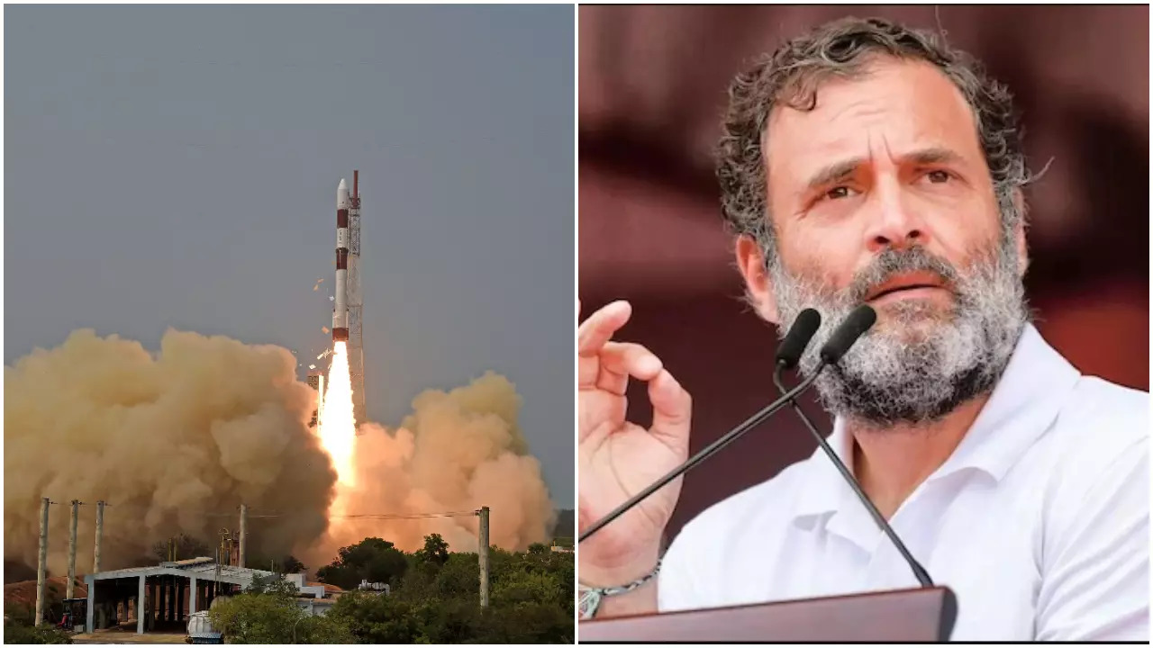 PSLV-C55/TeLEOS-2 And Rahul Gandhi