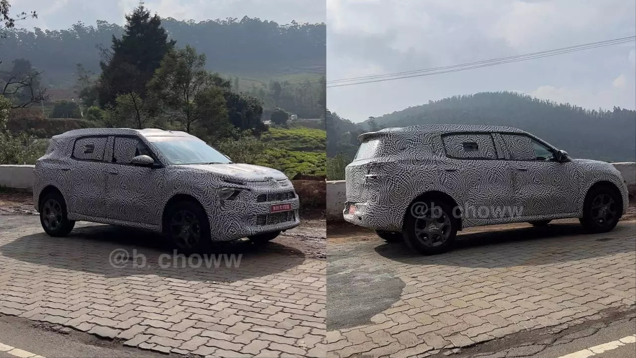 Upcoming Citroen C3 Aircross Spied Again! Ahead of Official Launch on April 27