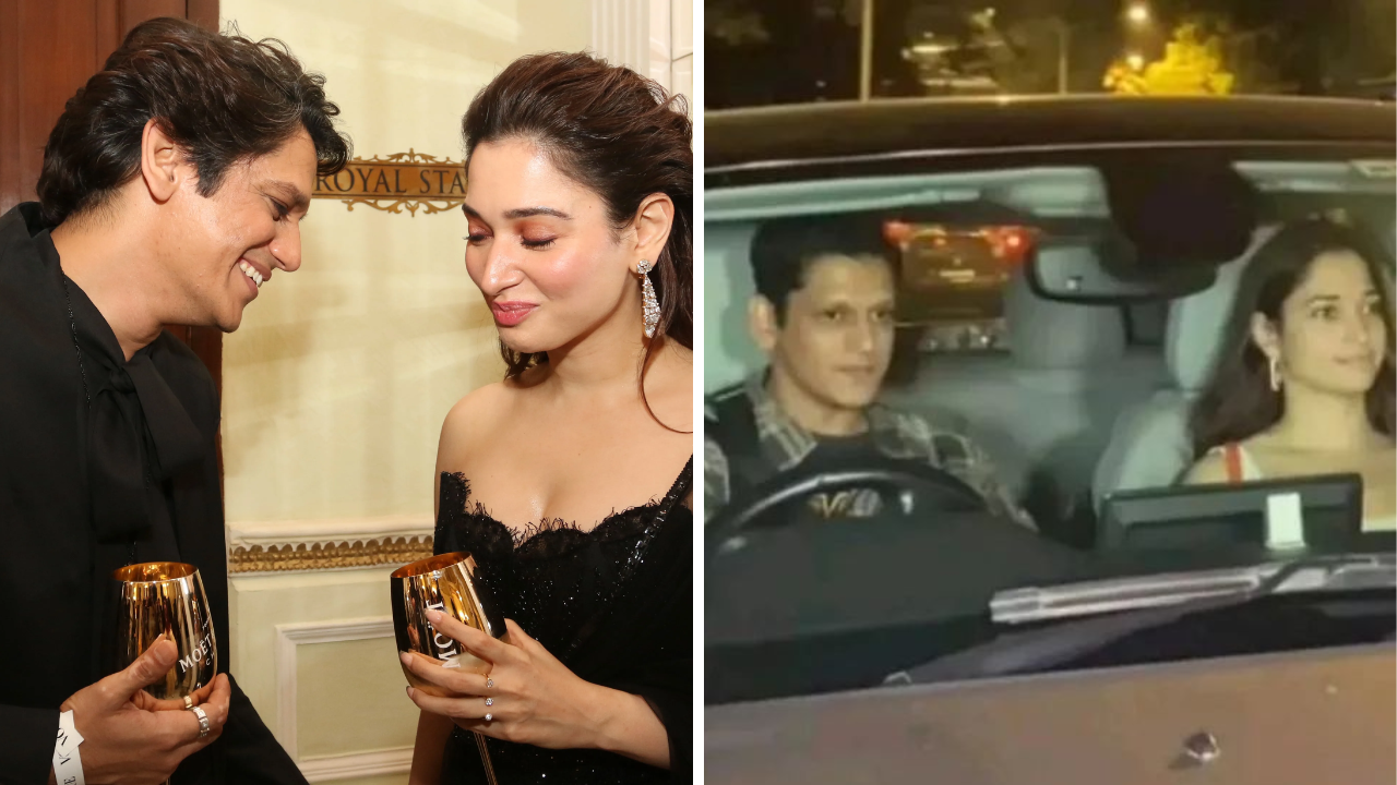 Tamannaah, Vijay Varma Step Out For A Dinner Date