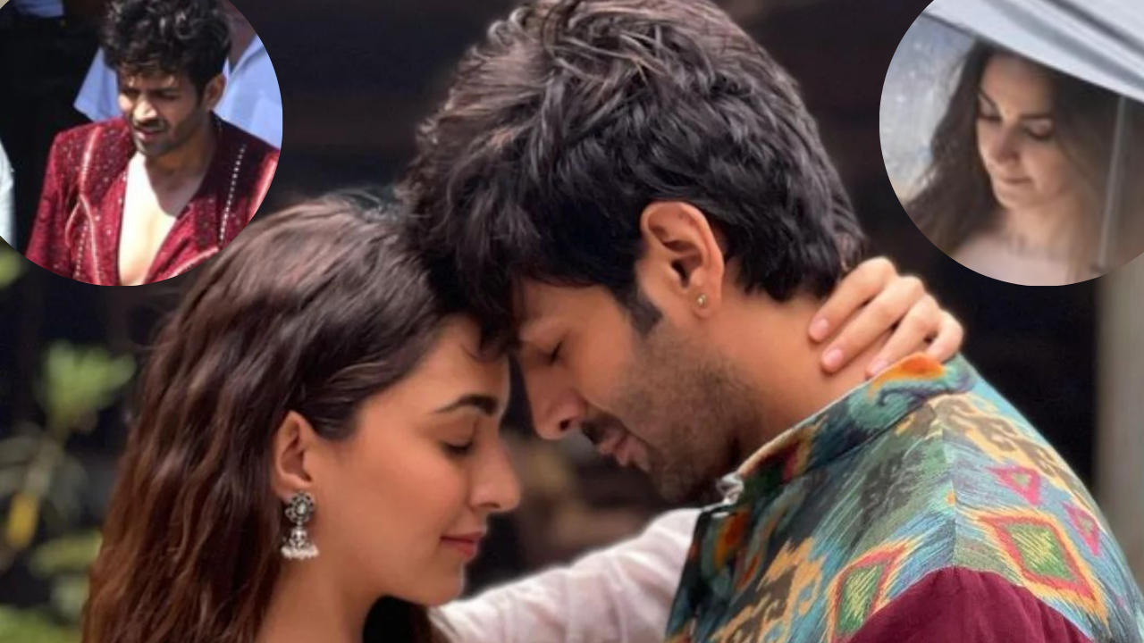 Kiara Advani And Kartik Aaryan Twin In Traditional Red Outfits For Satyaprem Ki Katha. See LEAKED Pics