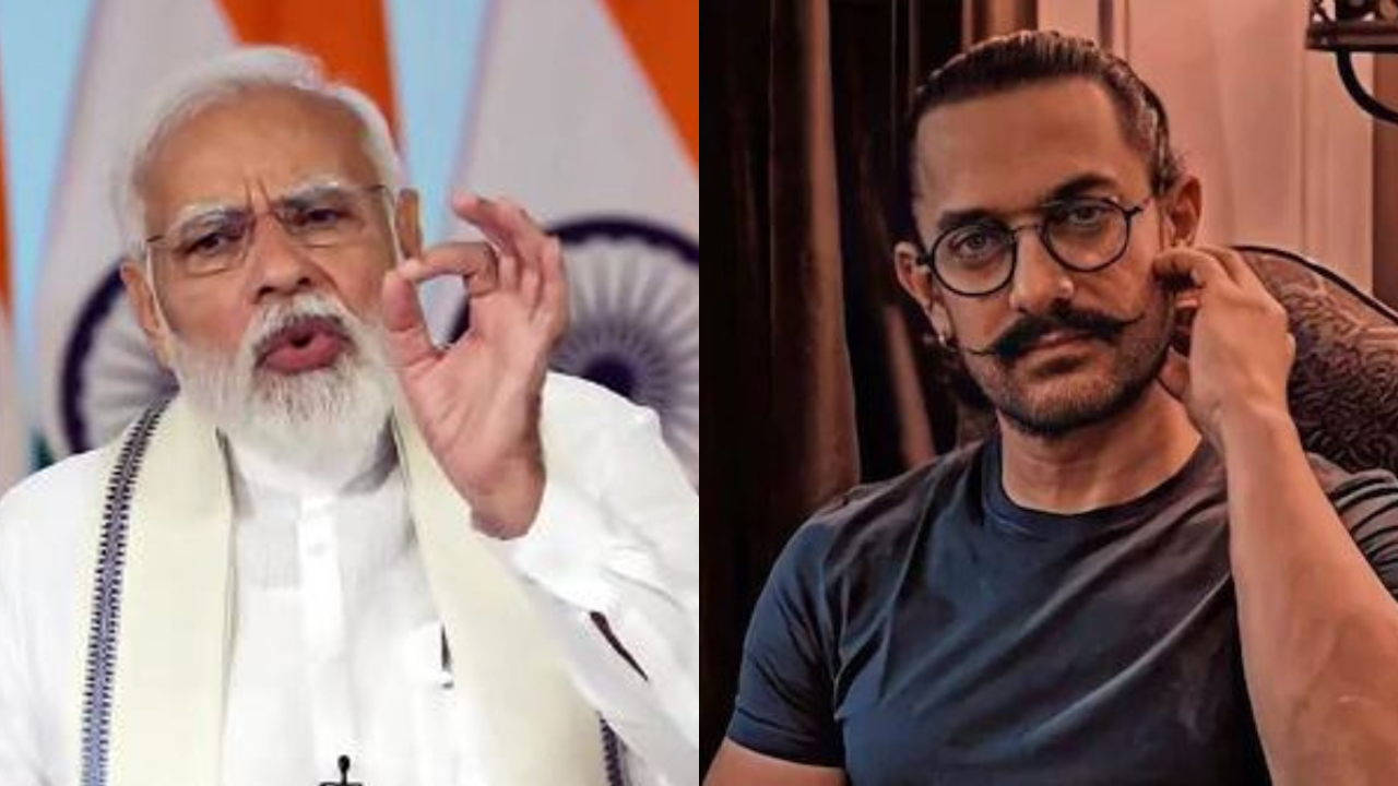 PM Modi, Aamir Khan