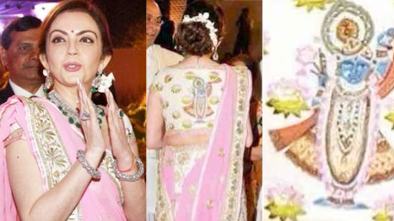 Nita Ambani Flaunts Her Jaw-Dropping Emerald-Encrusted Saree Worth Rs 40 Lakh