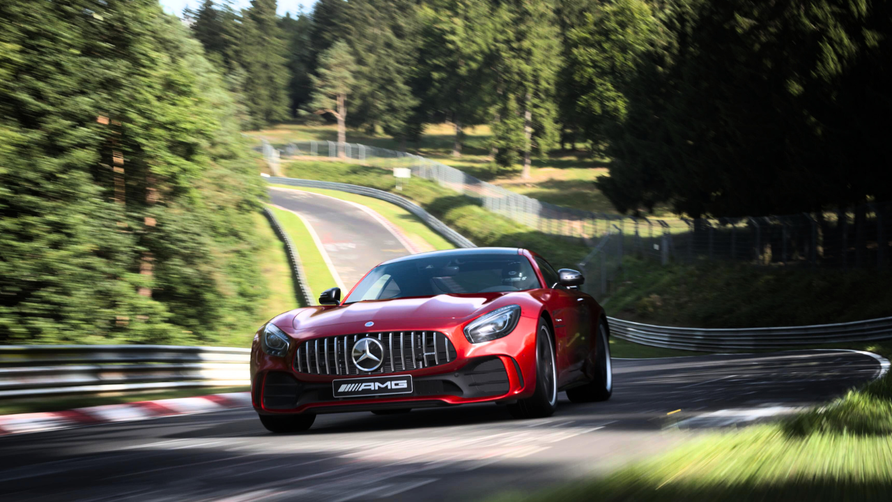 2024 Mercedes-AMG GT caught testing at Nurburgring