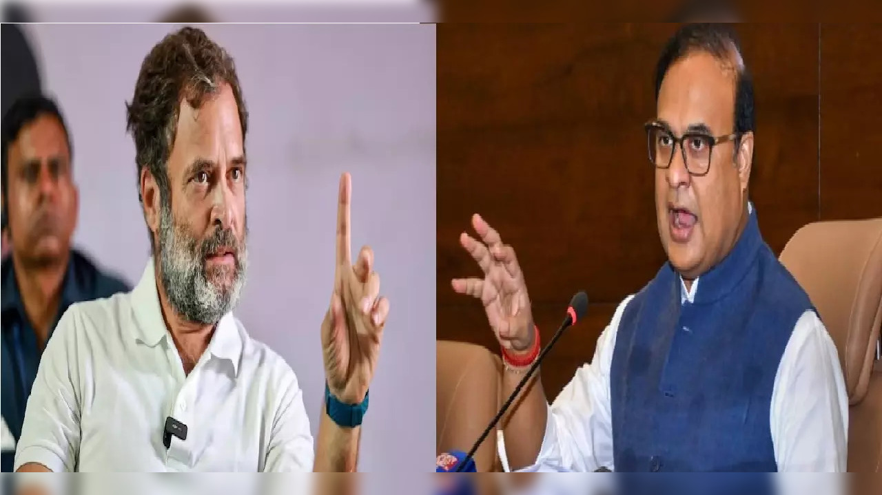 ​Himanta Biswa Sarma and Rahul Gandhi​