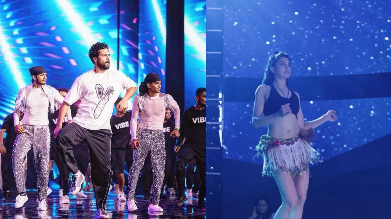 68th Hyundai Filmfare Awards 2023: Vicky Kaushal, Jacqueline Rehearse Ahead Of Big Performance