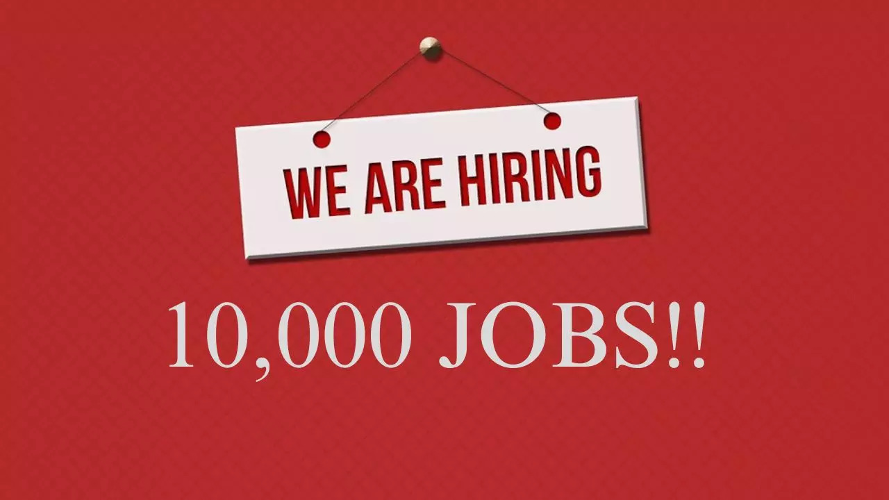 10,000 JOBS