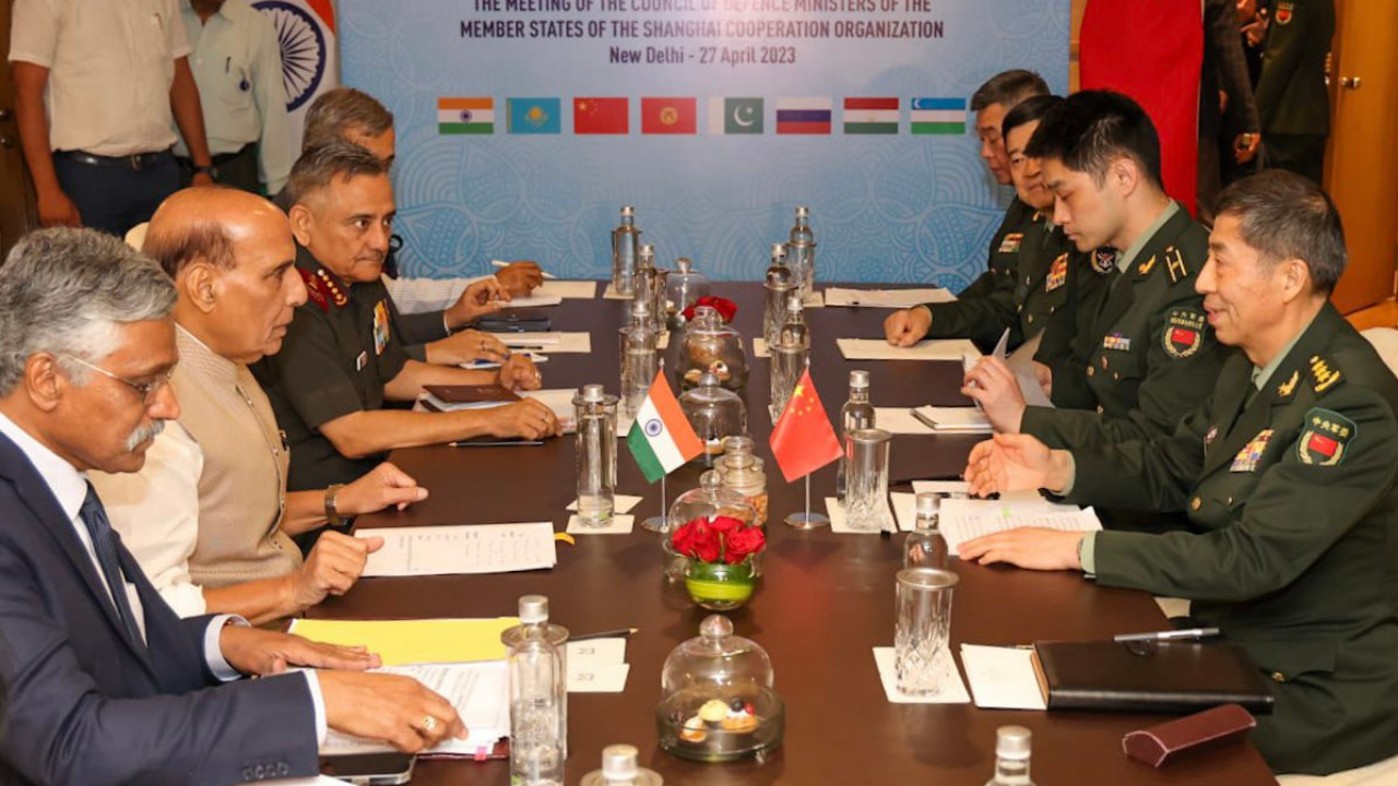 Rajnath Singh Held discussions with China Defence Minister Li Shangfu