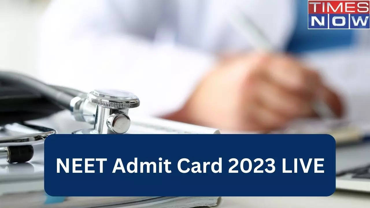 NEET UG 2023 Admit Card HIGHLIGHTS NEET UG Admit card Exam City Slip Soon on neetntanicin Updates on NTA NEET exam date Postponement Demand and more