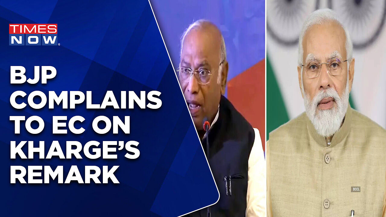 BJP Complains To Election Commission On Mallikarjun Kharge's 'Poisonous ...
