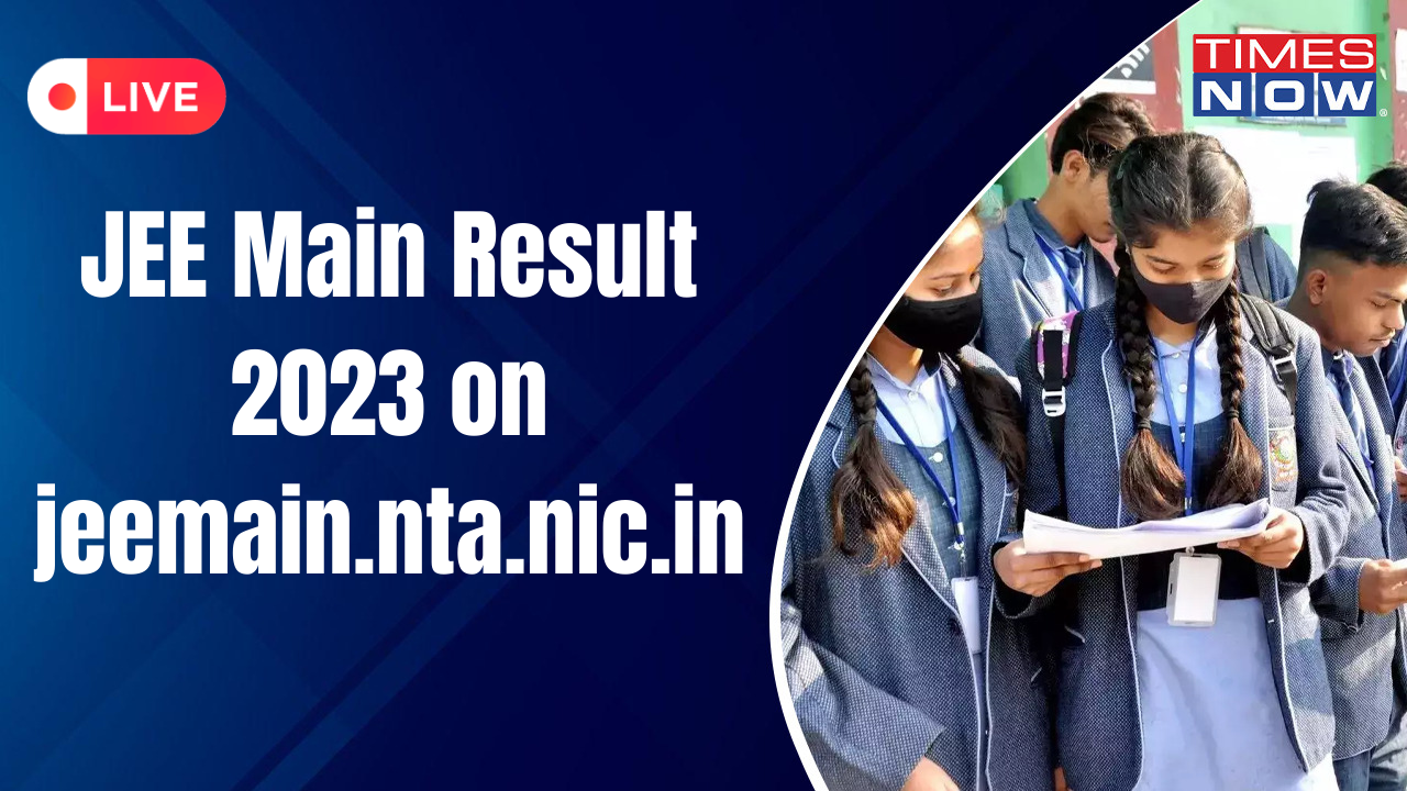 JEE Main Result 2023 OUT JEE Main Session 2 Result OUT on jeemainntanicin NTA JEE Result Link Toppers Scorecard and More