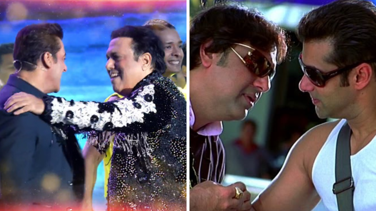 Salman Khan and Govinda reunite at the 68th Hyundai Filmfare Awards